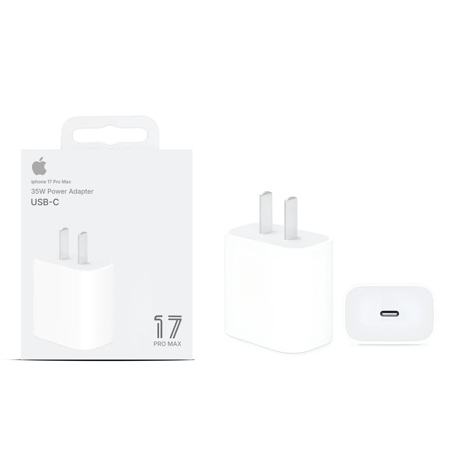 Iphone 17 Pro Max 35w Us Pin Usb-c Power Adapter